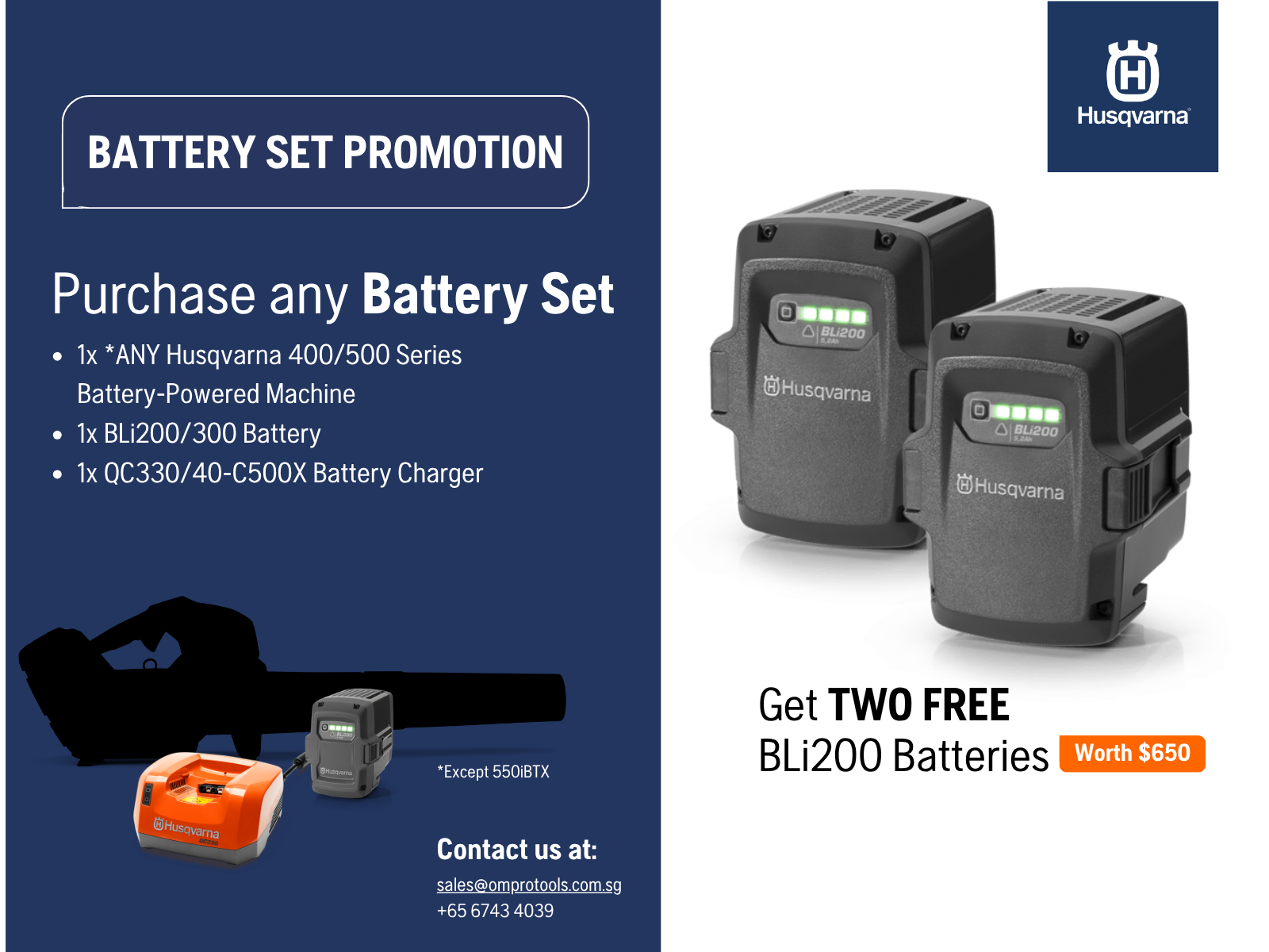 Battery Set Promotion